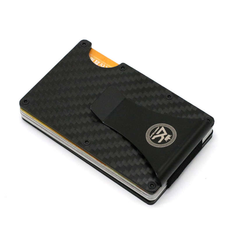 Argent Craft Minimalist Card Holder Wallet - Carbon Fibre