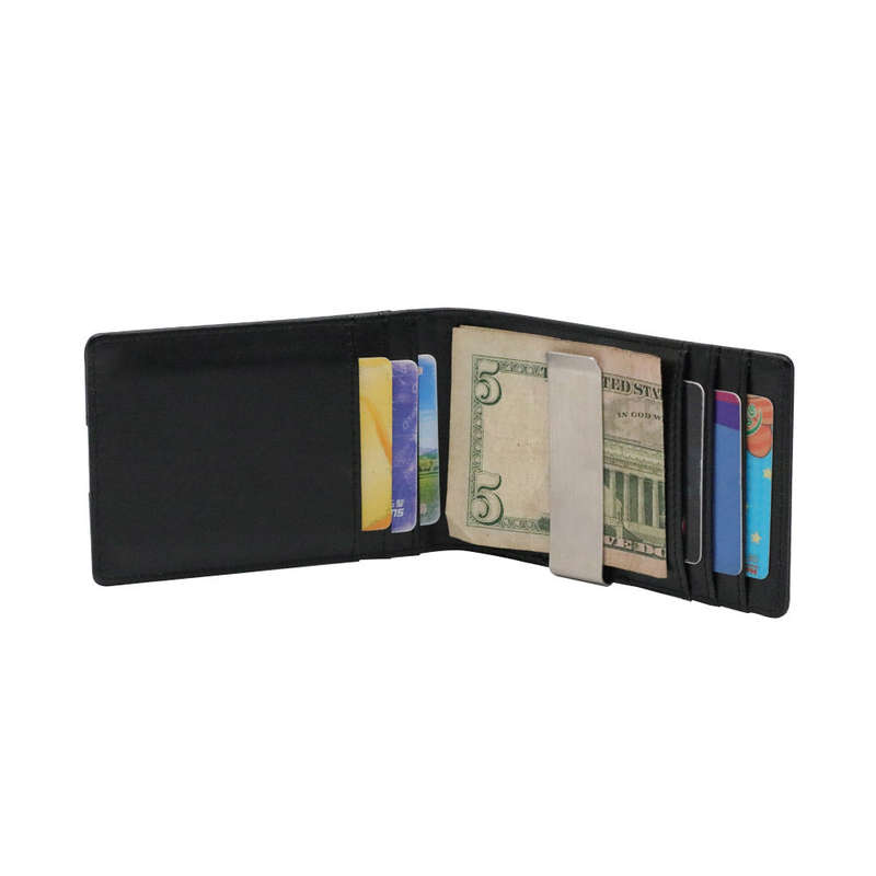 Argent Craft Money Clip Wallet" - Mens Wallet slim Front Pocket RFID Blocking Card Holder Minimalist