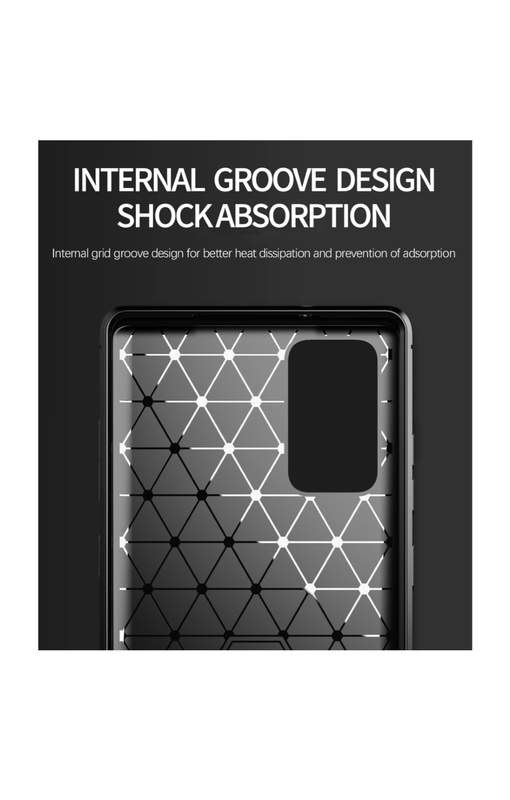 CellTime Galaxy Note 20 Shockproof Carbon Fiber Design Cover
