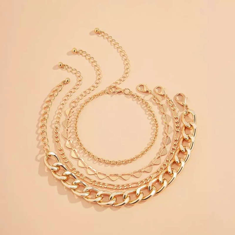 Argent Craft Vintage Tokyo Bracelet 4 Set (gold)