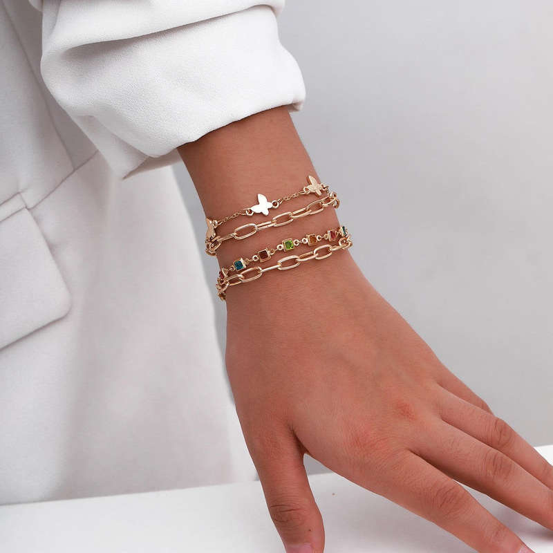 Argent Craft Bohemian Style (4pc) bracelet (gold)