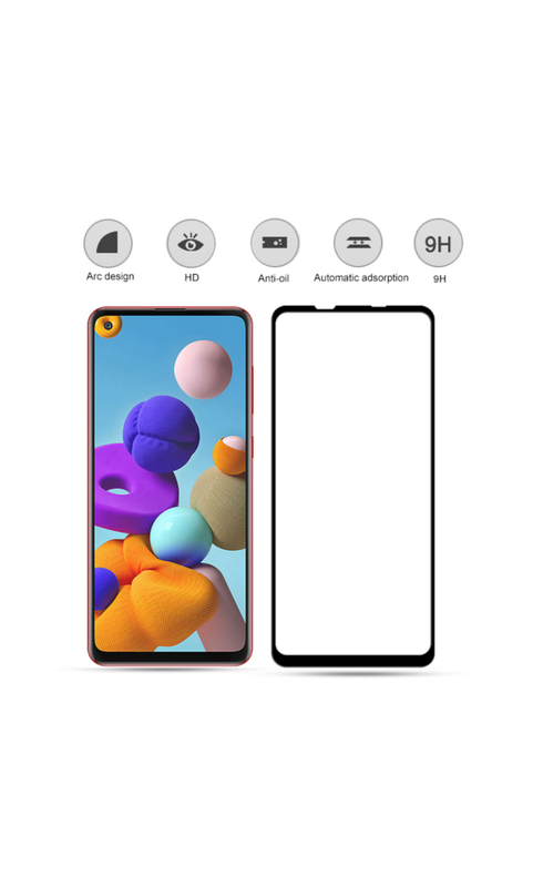 CellTime Galaxy A21s Full Tempered Glass Screen Guard