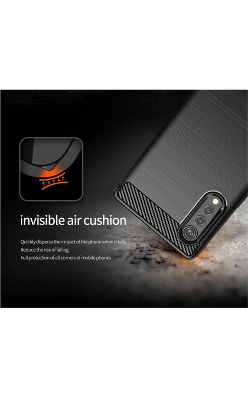 CellTime LG Velvet 5G Shockproof Carbon Fiber Design Cover