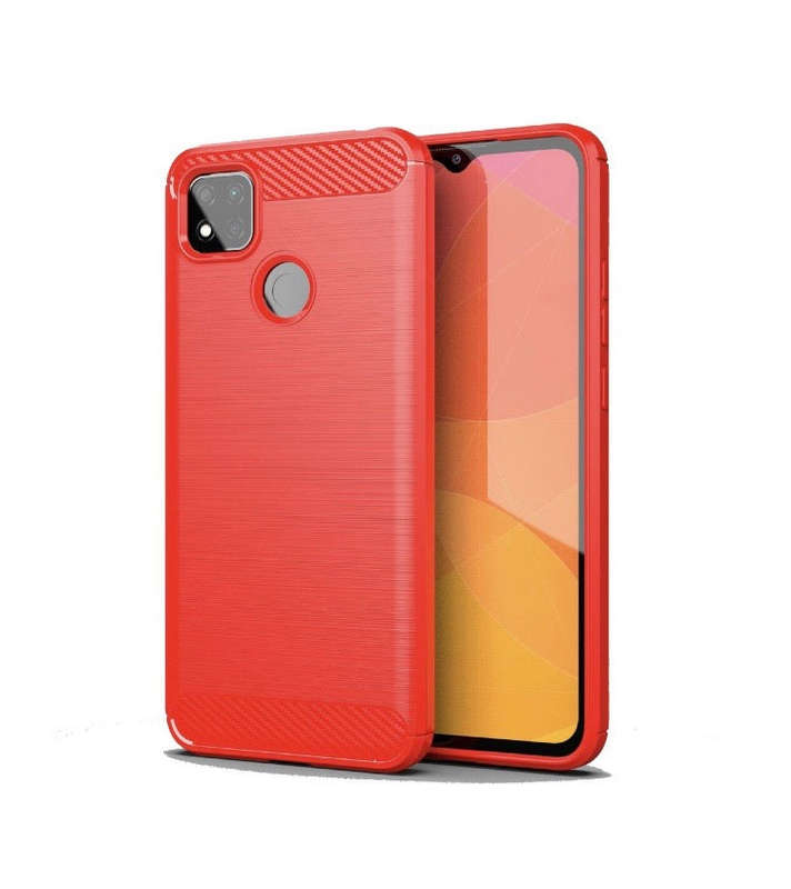 CellTime Xiaomi Redmi 9c Shockproof Carbon Fiber Design Cover