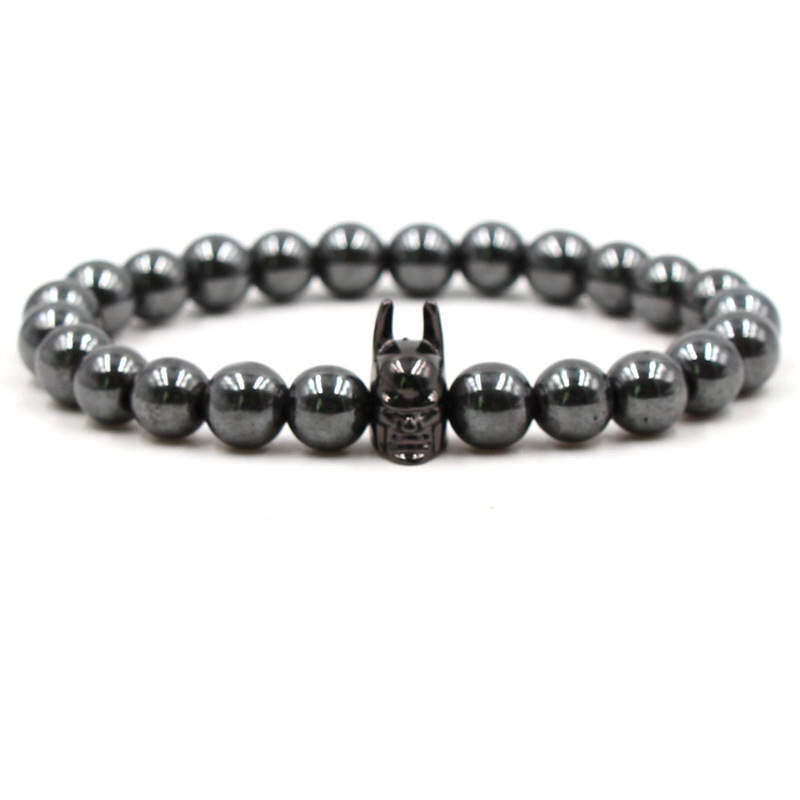 Argent Craft Hematite With Batman Head