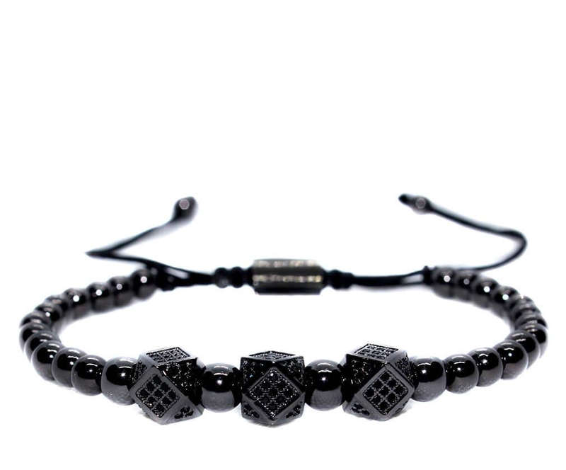 Argent Craft Imperial Crown Bracelet (3 set) (Black)