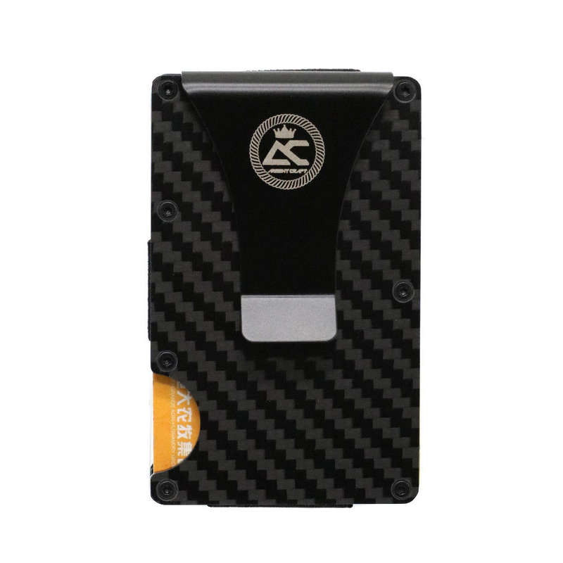 Argent Craft Minimalist Card Holder Wallet - Carbon Fibre