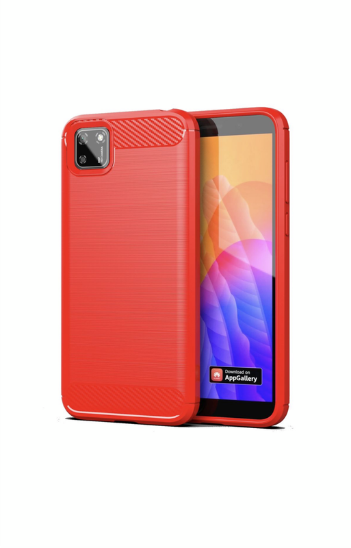 Huawei Y5P Shockproof Carbon Fiber Design Cover