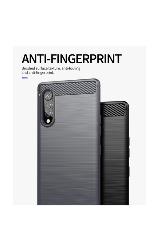 CellTime LG Velvet 5G Shockproof Carbon Fiber Design Cover