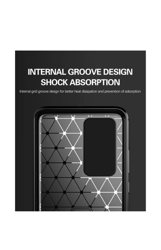 Huawei P40 Pro Shockproof Carbon Fiber Design Cover