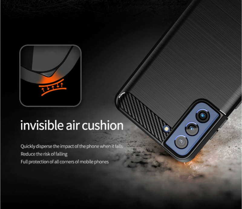 Carbon Fiber Design Cover for Galaxy S21 FE (Fan Edition)