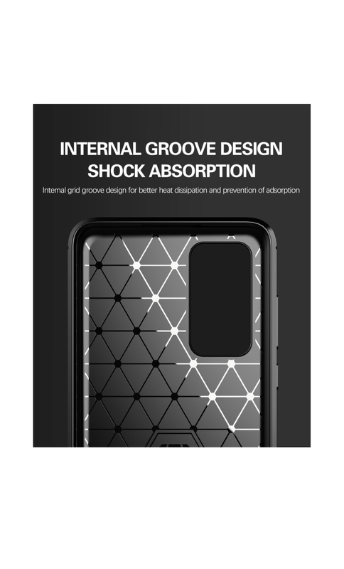 Huawei P40 Shockproof Carbon Fiber Design Cover
