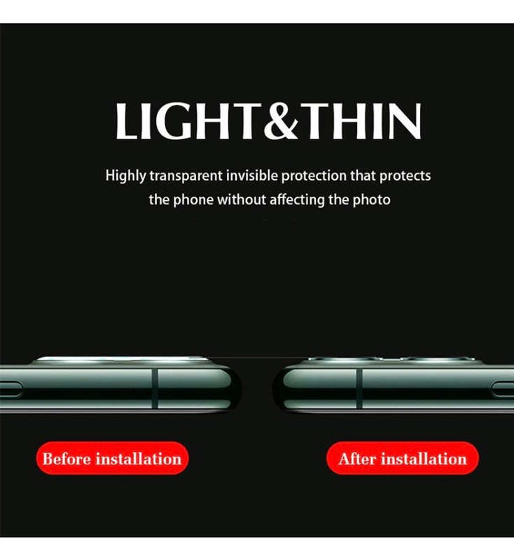 CellTime Tempered Glass Protector for iPhone 11 Camera Lens