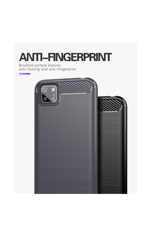 Huawei Y5P Shockproof Carbon Fiber Design Cover