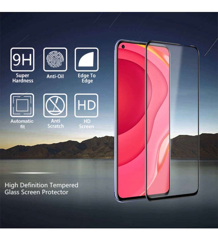 CellTime Full Tempered Glass Screen Guard for Huawei P40 Lite 5G