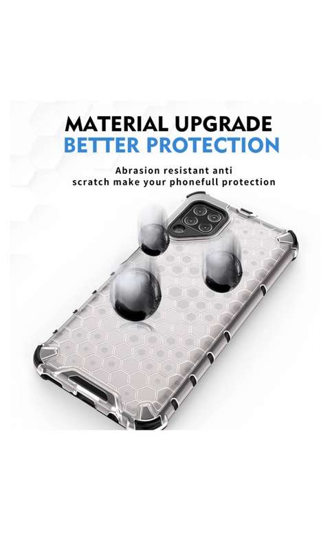 Huawei P40 Pro Shockproof Honeycomb Cover Red