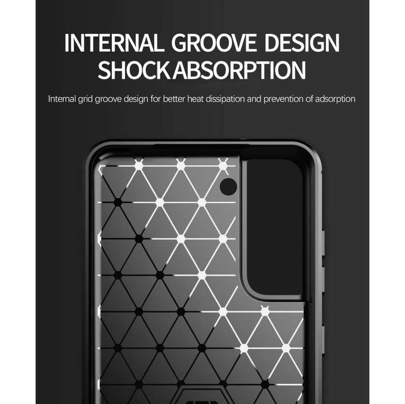 Carbon Fiber Design Cover for Galaxy S21 FE (Fan Edition)