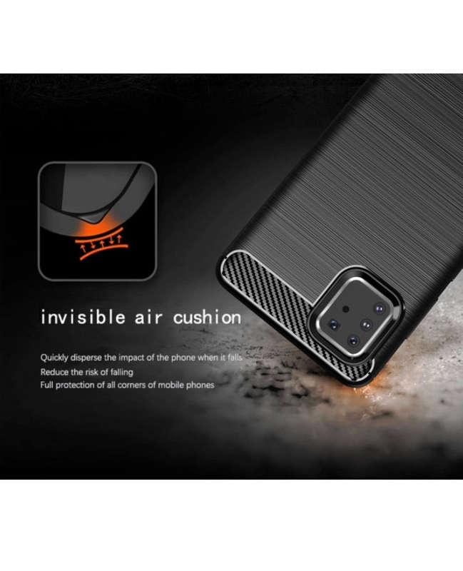 CellTime Galaxy A11 Shockproof Carbon Fiber Design Cover