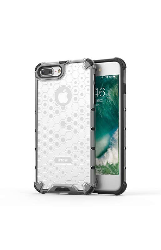 iPhone 7 Plus / 8 Plus Shockproof Honeycomb Cover Transparent
