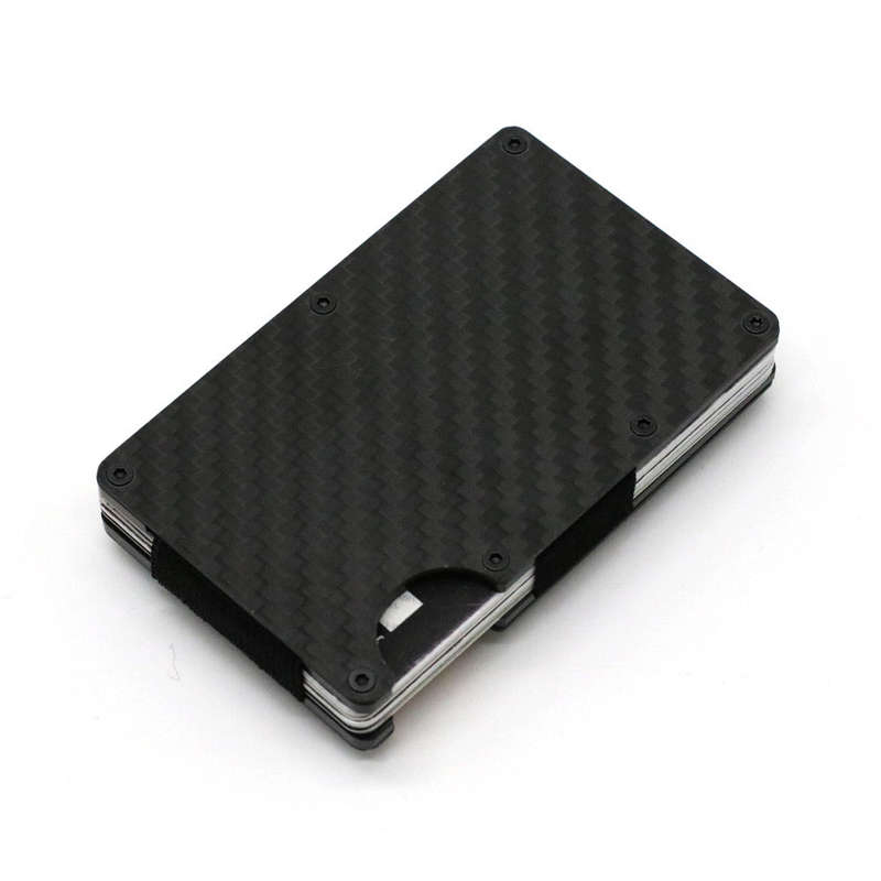 Argent Craft Minimalist Card Holder Wallet - Carbon Fibre