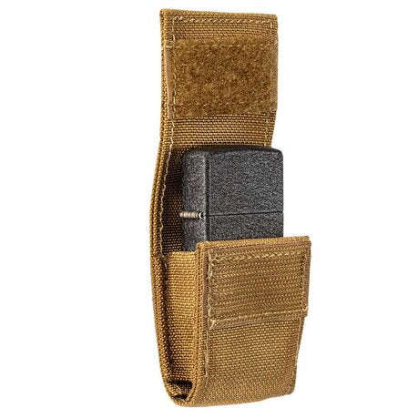 Zippo Lighter Tactical Pouch and Black Crackle Windproof Lighter Gift Set