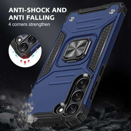 Kemeng Armor Kickstand Cover for Galaxy S23 Plus Shockproof Case