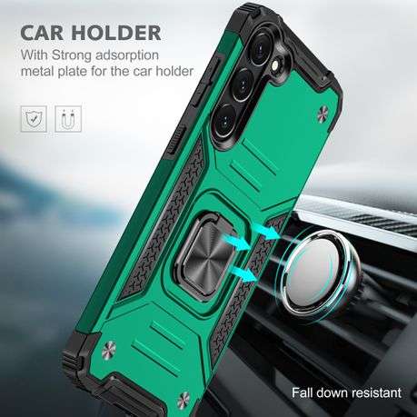 Kemeng Armor Kickstand Cover for Galaxy S23 Plus Shockproof Case