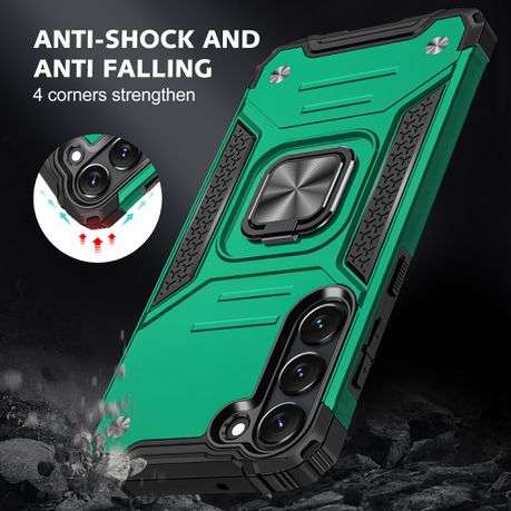 Kemeng Armor Kickstand Cover for Galaxy S23 Plus Shockproof Case