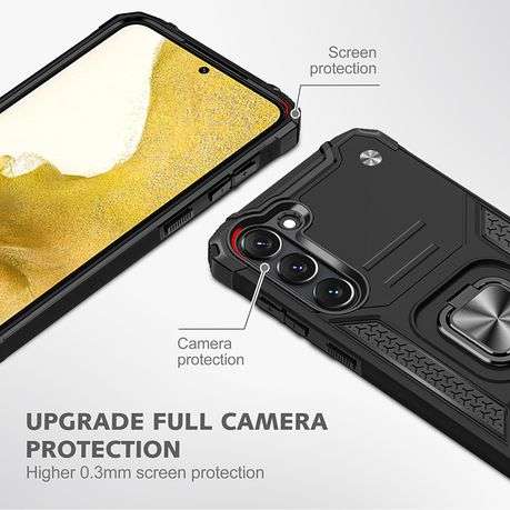 Kemeng Armor Kickstand Cover for Galaxy S23 Plus Shockproof Case