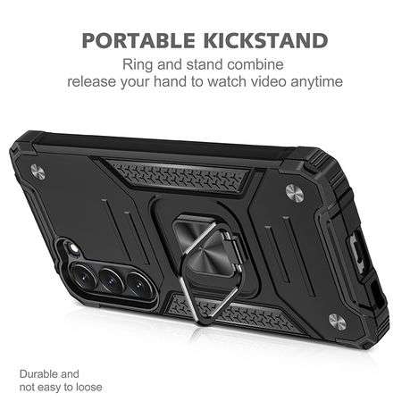 Kemeng Armor Kickstand Cover for Galaxy S23 Plus Shockproof Case