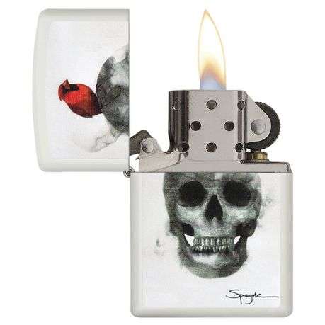 Zippo Lighter - Spazuk Skull