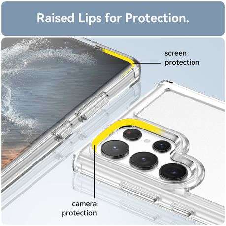 Candy Series Clear Cover for Galaxy S23 Ultra