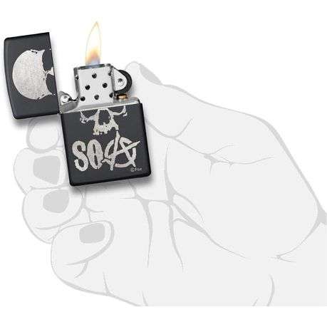 Zippo Lighter - 218 SOA Skull