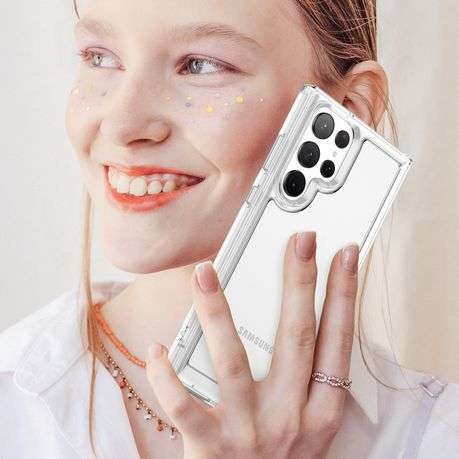 Candy Series Clear Cover for Galaxy S23 Ultra