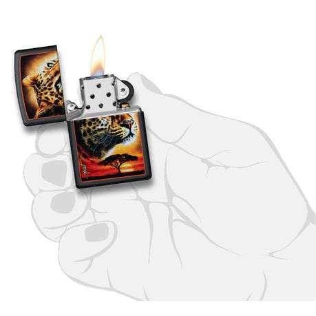 Zippo Lighter - Mazzi Leopard