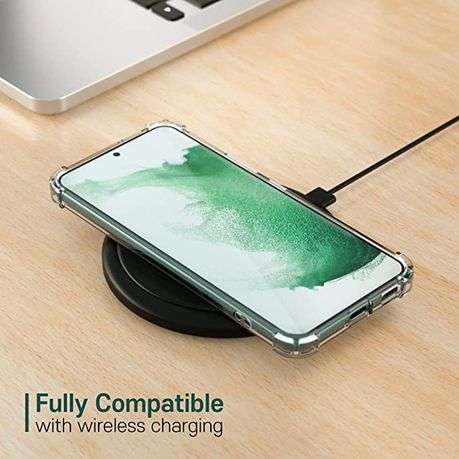 Clear Shock Resistant Armor Cover for Galaxy S22 Ultra