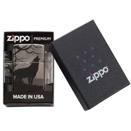 Zippo Lighter - Wolves Design