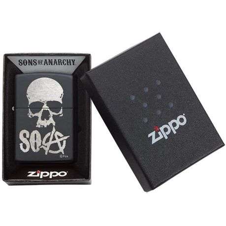 Zippo Lighter - 218 SOA Skull
