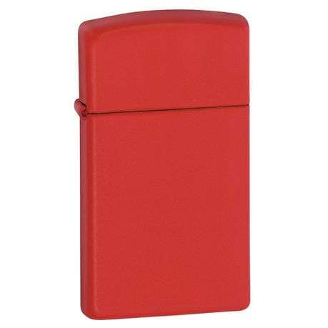 Zippo Lighter - Slim Red Matte
