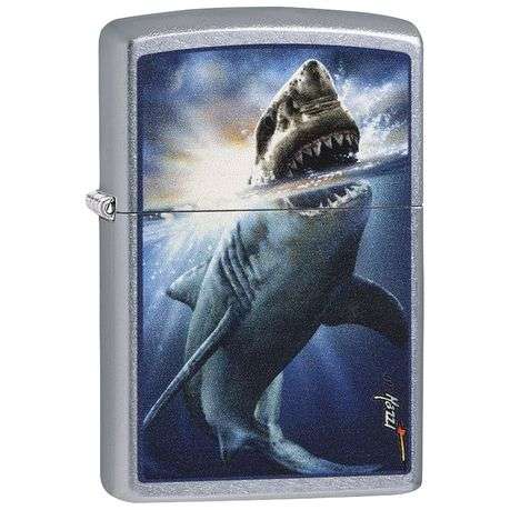Zippo Lighter - Mazzi Shark Attack
