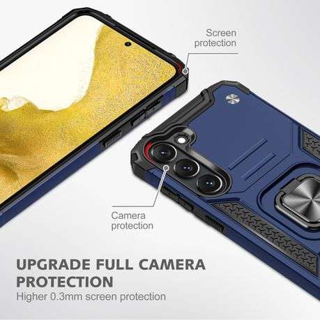 Kemeng Armor Kickstand Cover for Galaxy S23 Plus Shockproof Case
