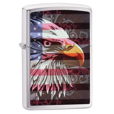Zippo Lighter - Eagle Flag