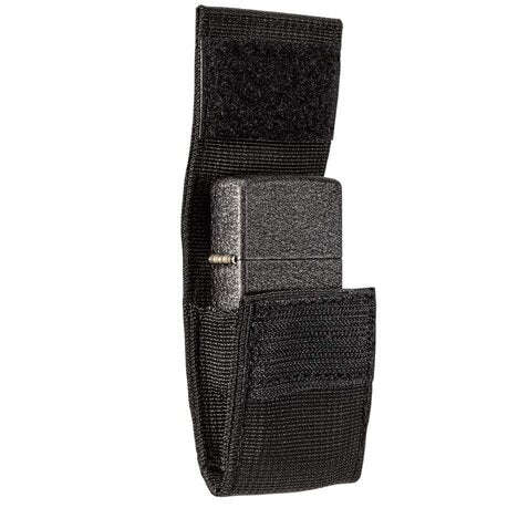 Zippo Lighter Tactical Pouch and Black Crackle Windproof Lighter Gift Set