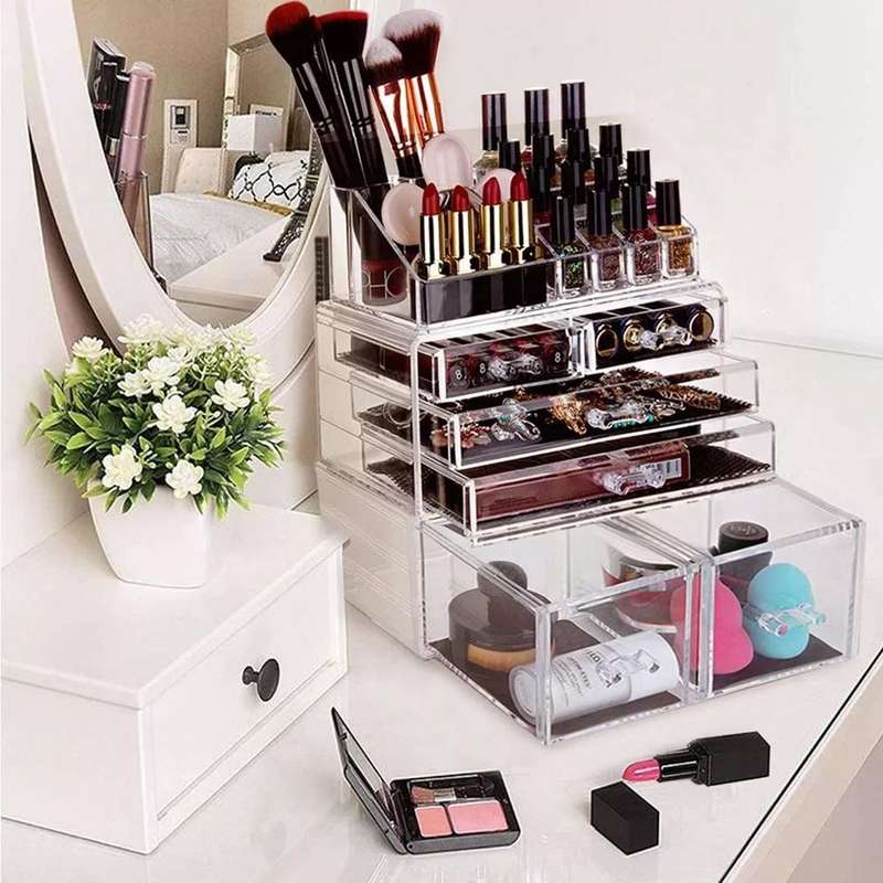CellTime Acrylic Cosmetic Make-Up Storage Organizer