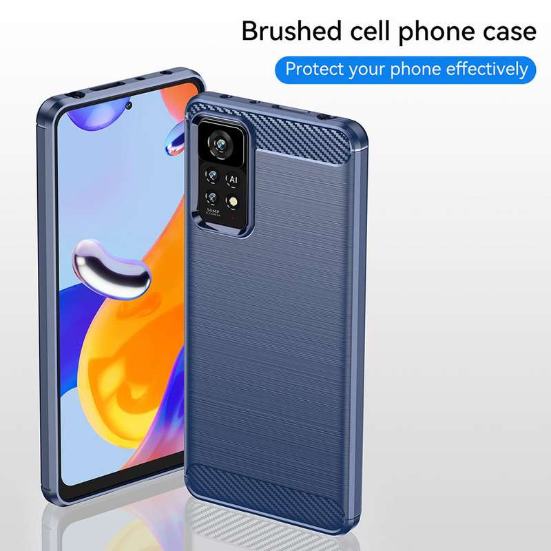 CellTime Shockproof Carbon Fiber Design Cover for Xiaomi Redmi Note 11 Pro