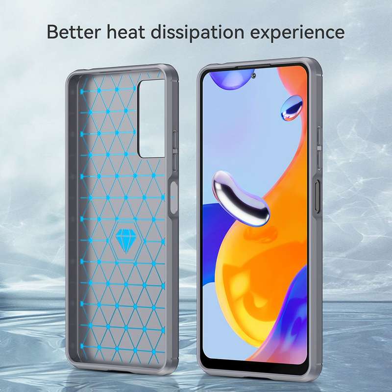 CellTime Shockproof Carbon Fiber Design Cover for Xiaomi Redmi Note 11 Pro
