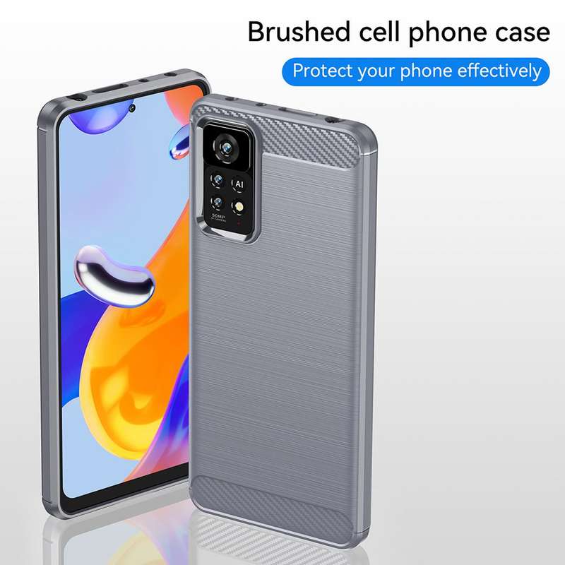 CellTime Shockproof Carbon Fiber Design Cover for Xiaomi Redmi Note 11 Pro