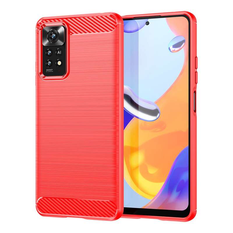 CellTime Shockproof Carbon Fiber Design Cover for Xiaomi Redmi Note 11 Pro