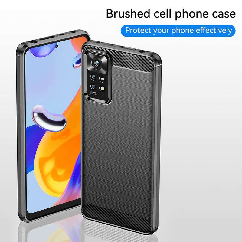 CellTime Shockproof Carbon Fiber Design Cover for Xiaomi Redmi Note 11 Pro