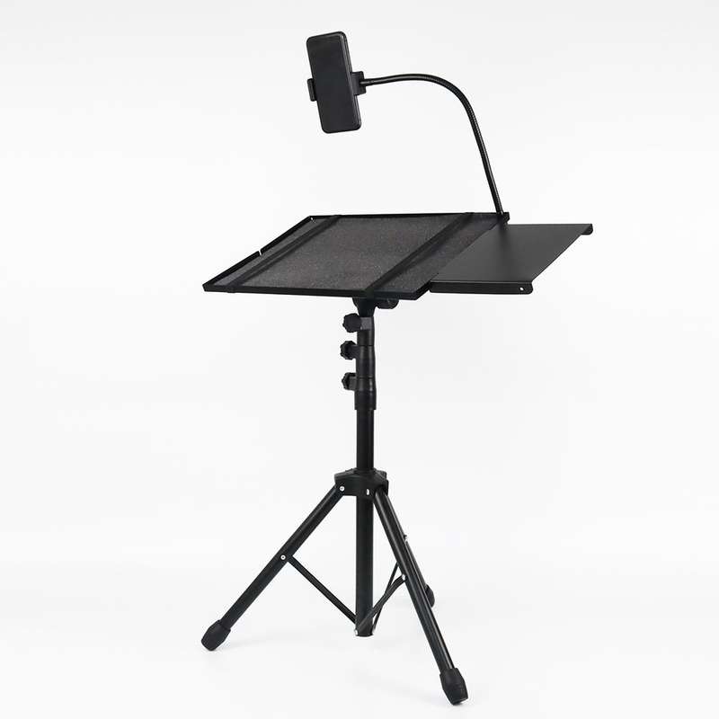 CellTime Laptop Tripod Height Adjustable with Gooseneck Phone Holder